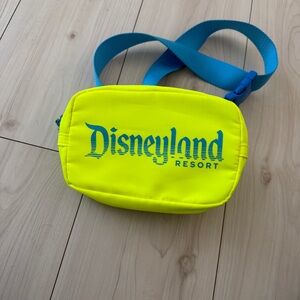 Disneyland Resort Neon Yellow Crossbody Bag